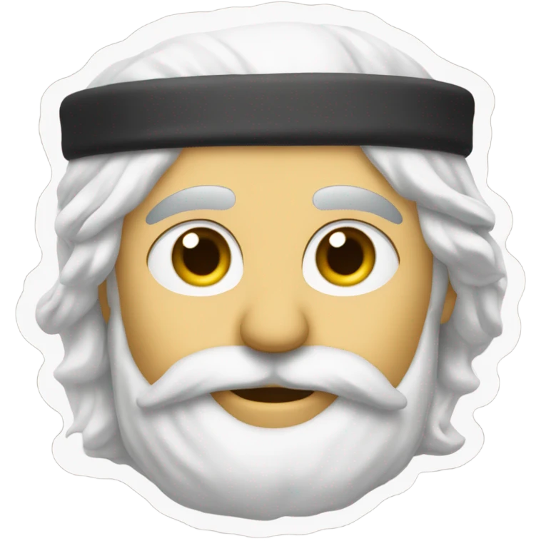 symbol of zoroastrianism on purple background emoji