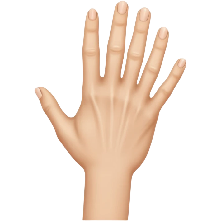 rear of veiny fist backview emoji