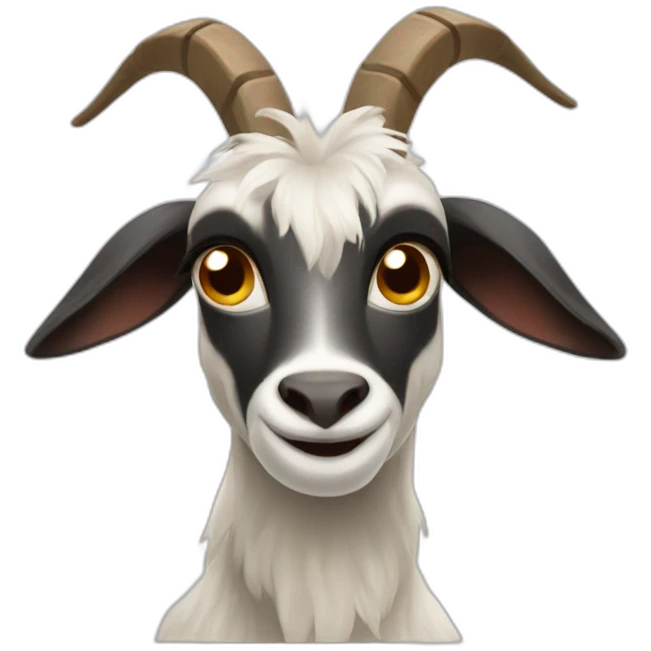 One eyed goat emoji