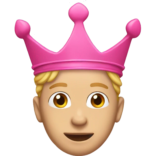 pink crown emoji