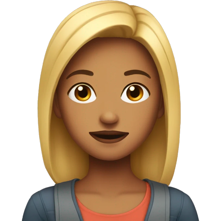 leave me alone girl  emoji