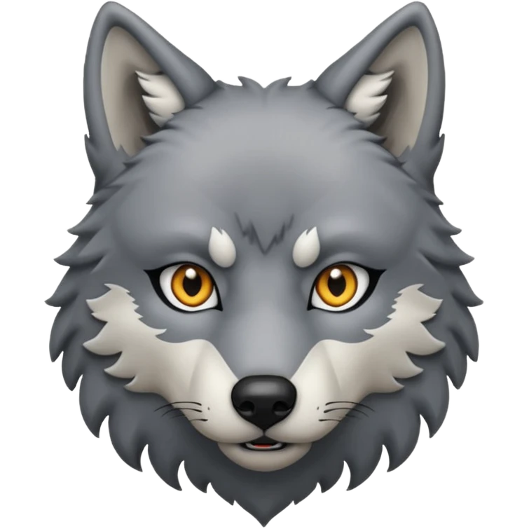Wolf face emoji