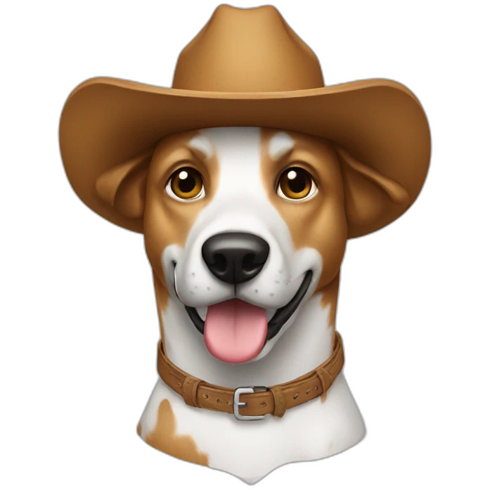 @dog dog dog dog cowboy hat emoji