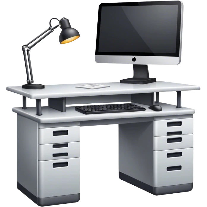 work station, no smiley emoji