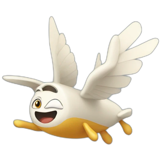 flying money emoji