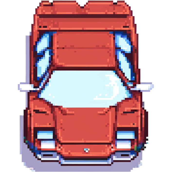 красная Lamborghini Countach, no background emoji