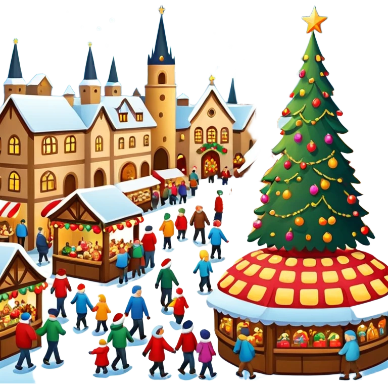 Market christmas emoji