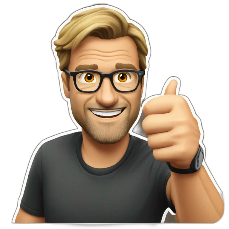 jurgen klopp thumb up emoji