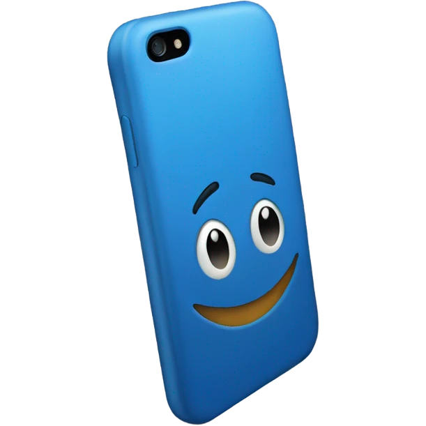 blue iphone15 emoji