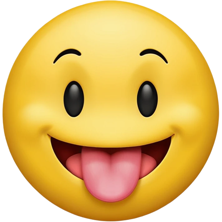 Upside down smiley face tongue sticking out emoji