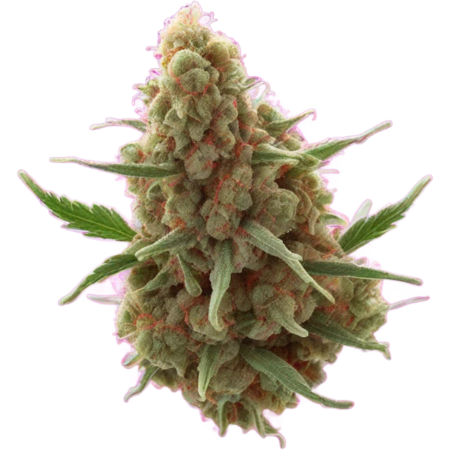 Hot pink weed nug  emoji