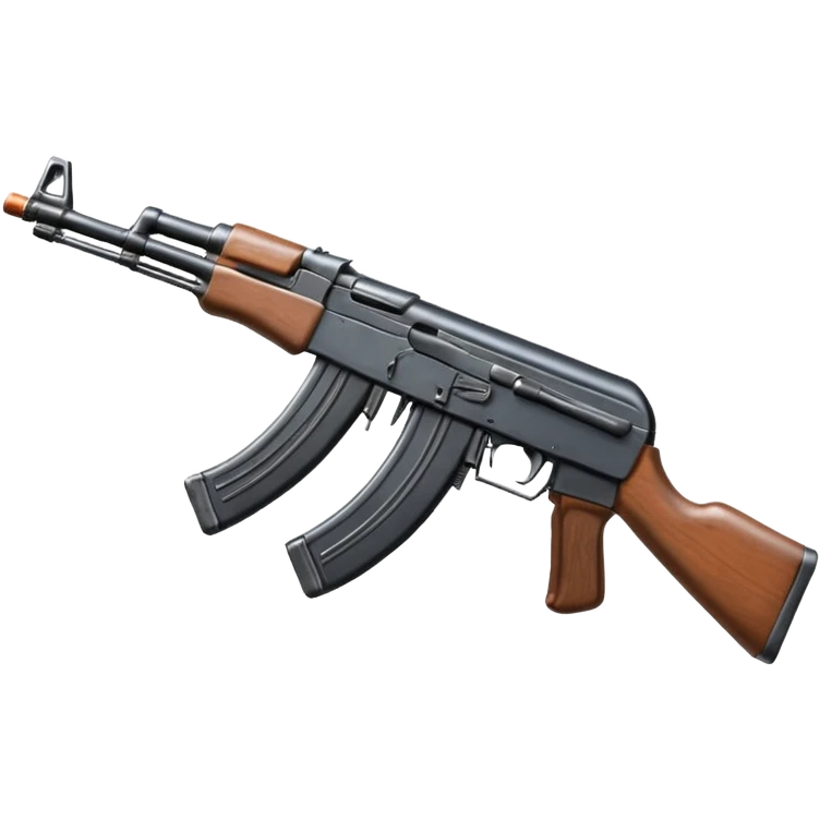 an ak47 with no stock emoji