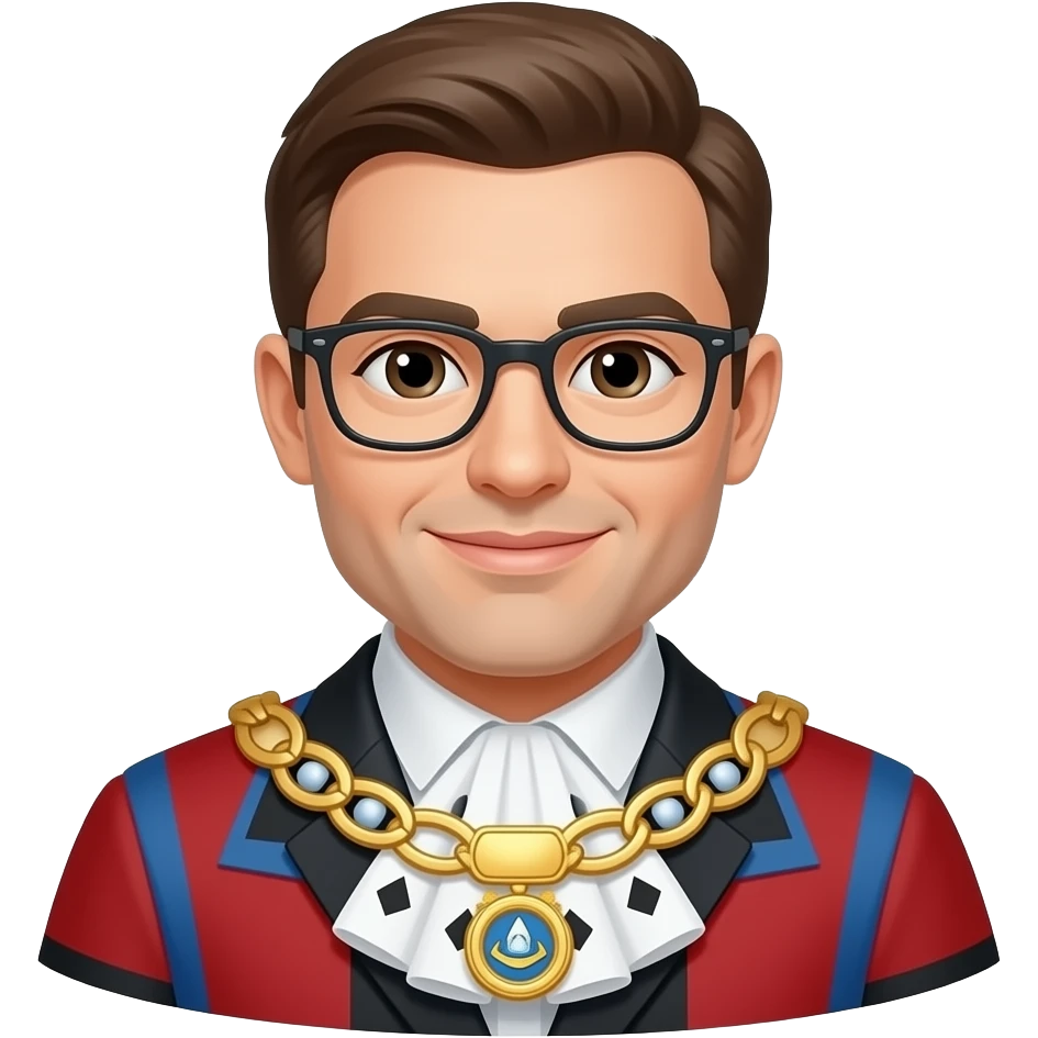 Je voudrai un emoji avec une echarpe de maire emoji