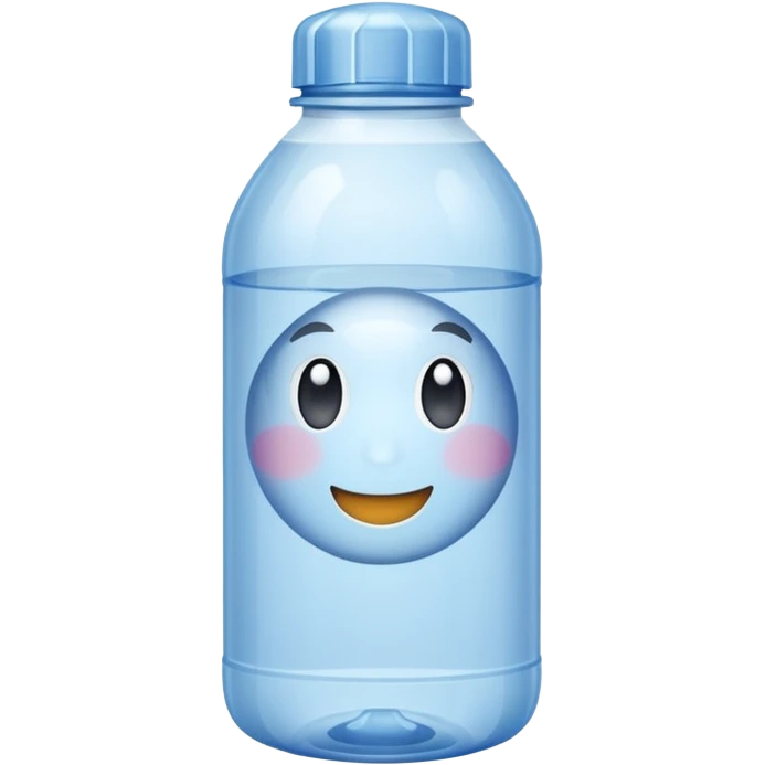 Plastic recyclable Water bottle emoji