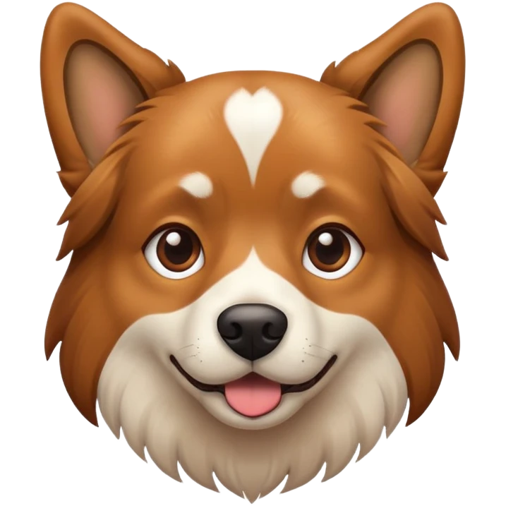 Собака пик и  emoji