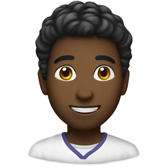 Una persona de negro  emoji
