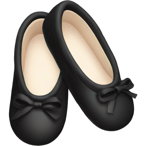 babies shoes ballerina black  emoji