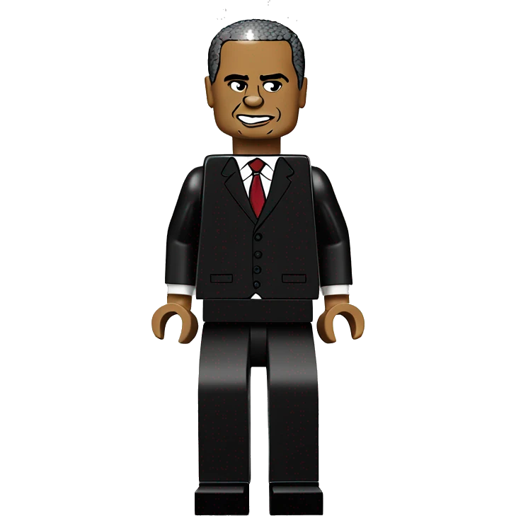 BARACK OBAMA full body lego emoji