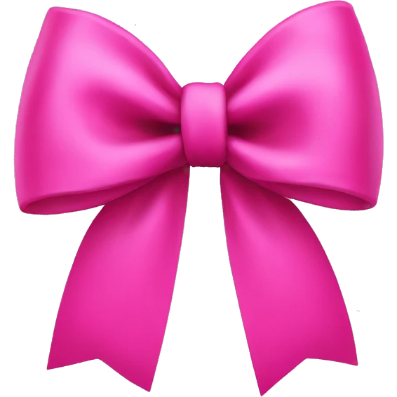 hot Pink bow emoji