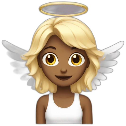 Angel gril emoji