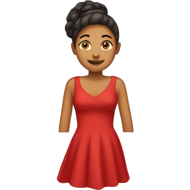 red dress emoji