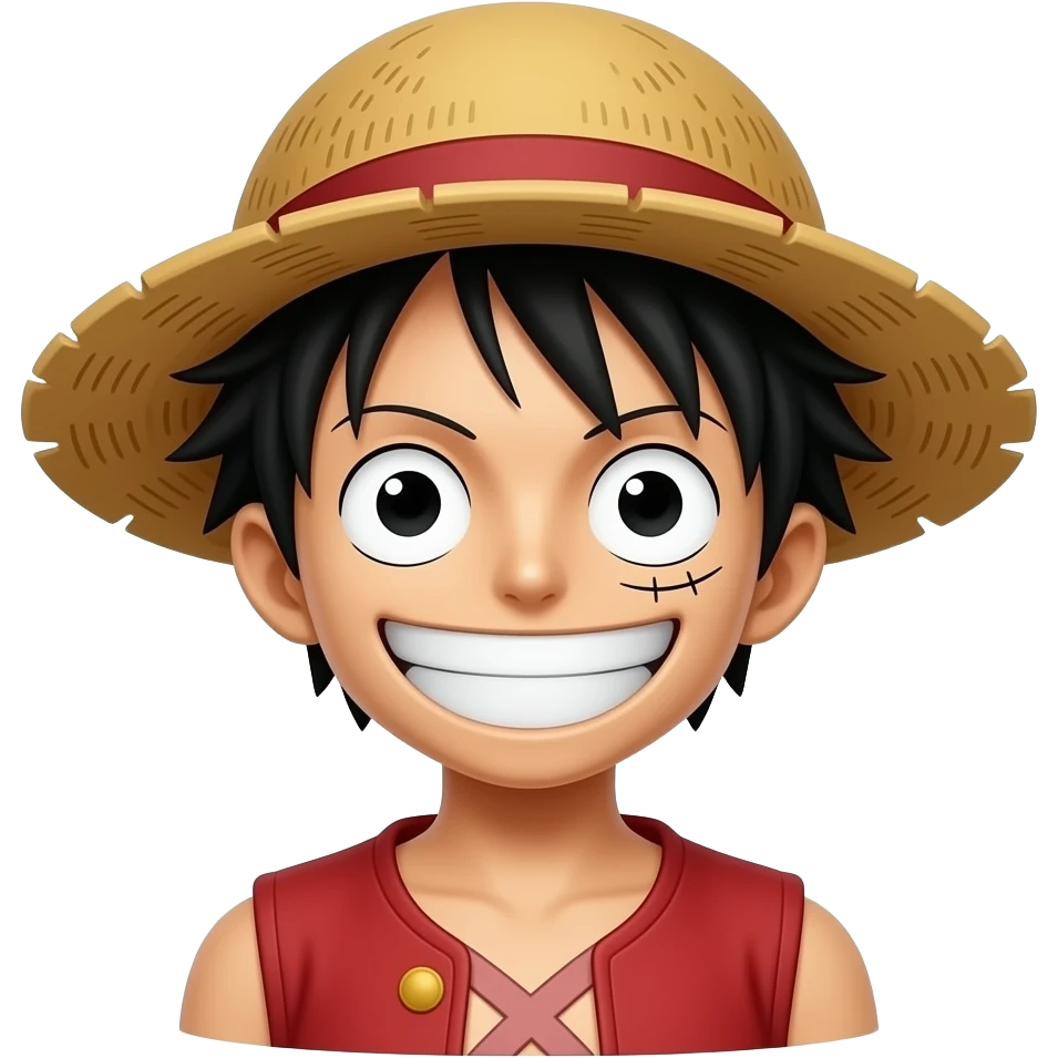 Make gear 5 luffy emoji