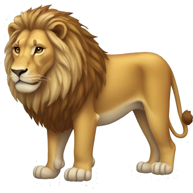 Full-body-lion emoji