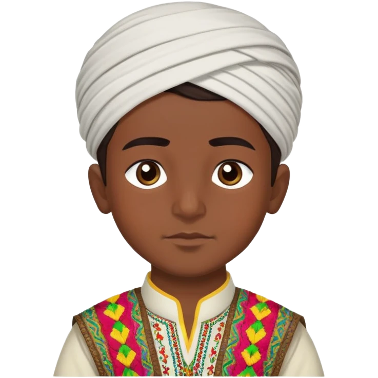 Kurdish boy in traditional clothes emoji