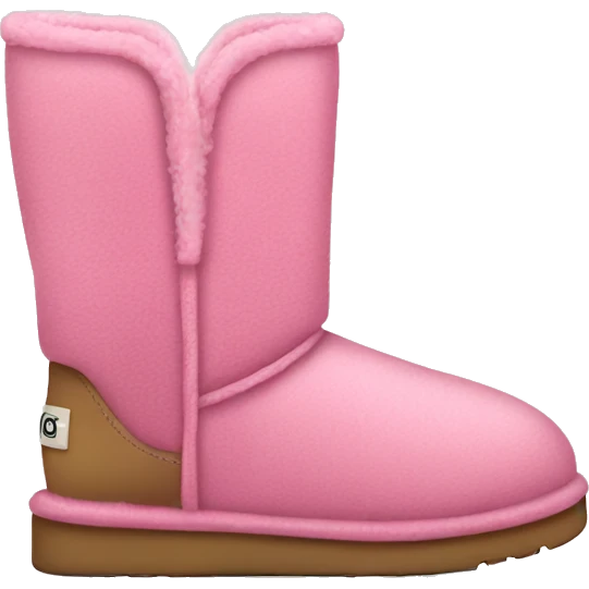 Uggs in pink emoji