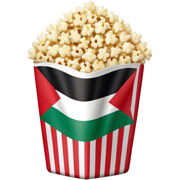 Create a flag of Palestine on pop emoji