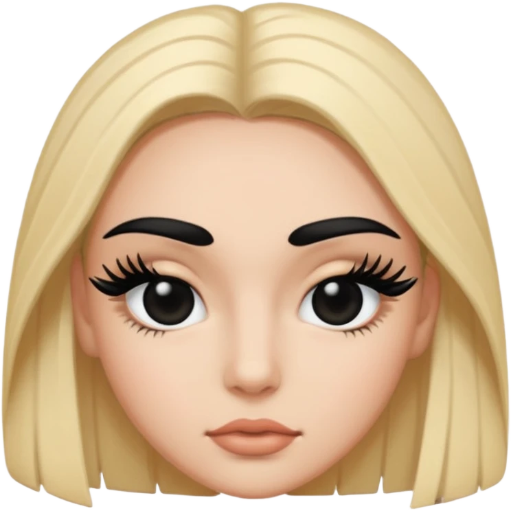 Make again  I want black eye and lash emoji