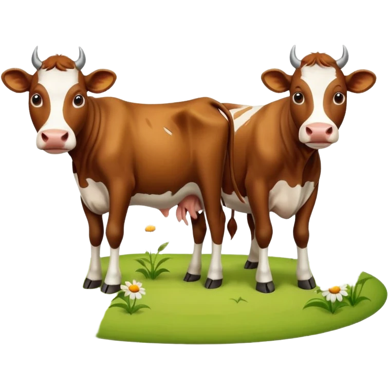 Cows emoji