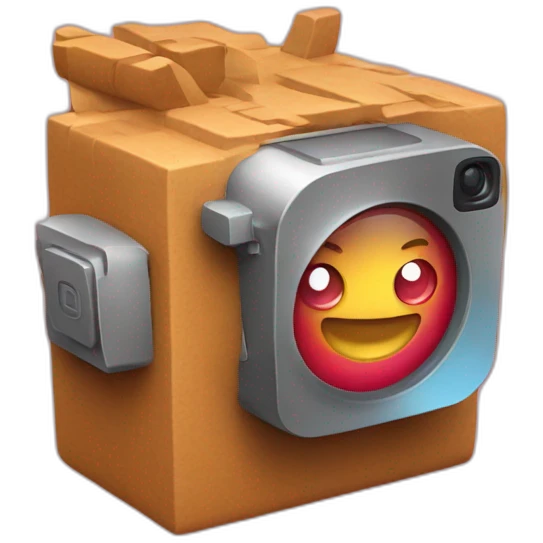 Instagram 3D logo emoji