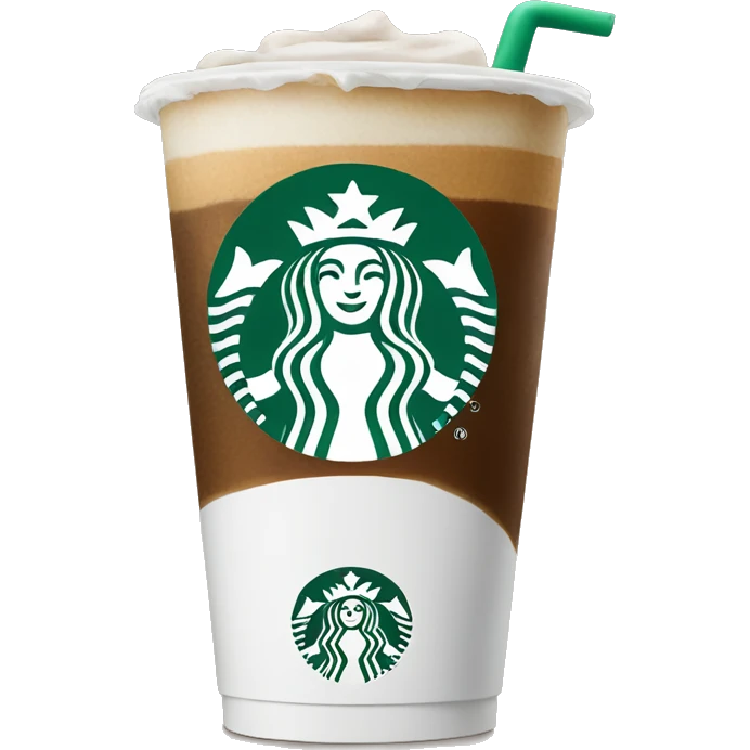 starbucks branch, coffee shop with a starbucks logo on it emoji