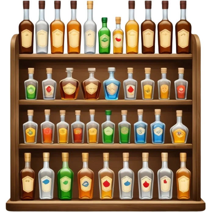 liquor store shelf emoji