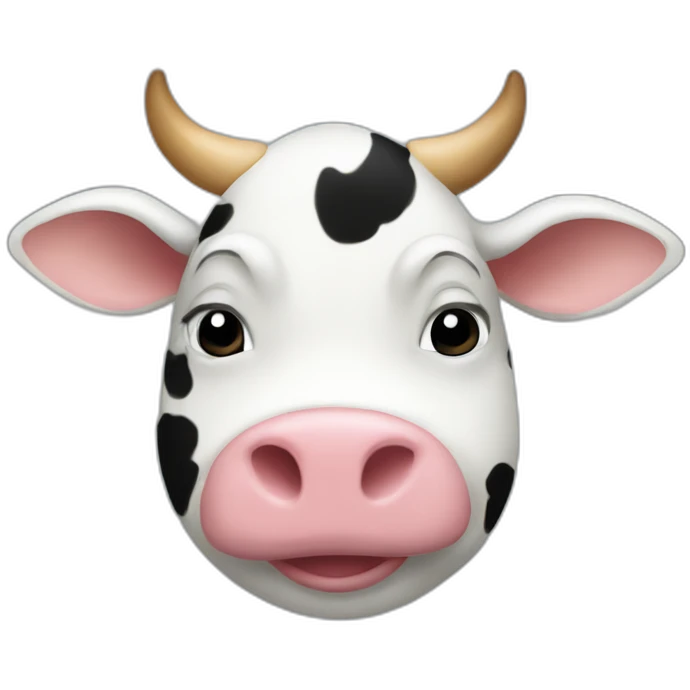 Vache sur souris emoji
