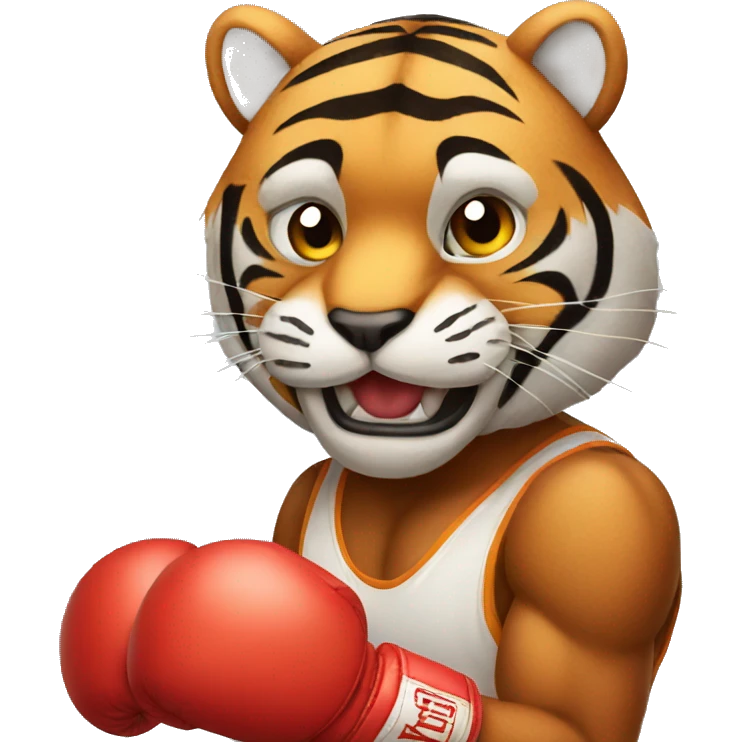 Boxing Tiger  emoji