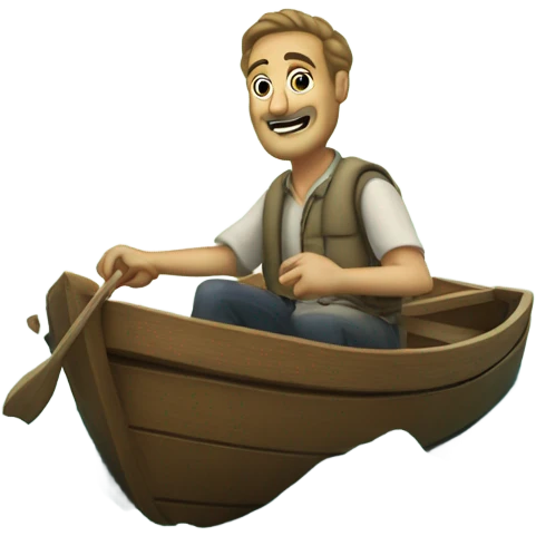 Wassermann Krebs in a boat love emoji