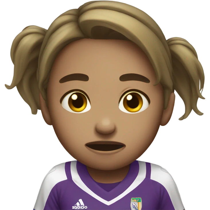 Girl Soccer player crying  emoji