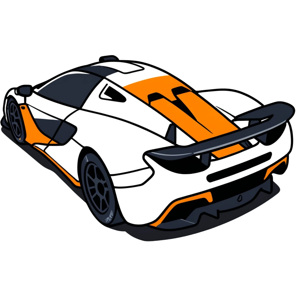 McLaren F1 race car emoji