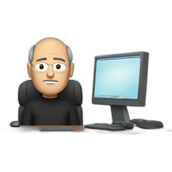 Steve jobs in South Park emoji