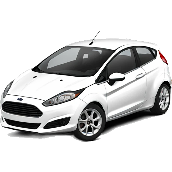 White Ford fiesta mk7 emoji