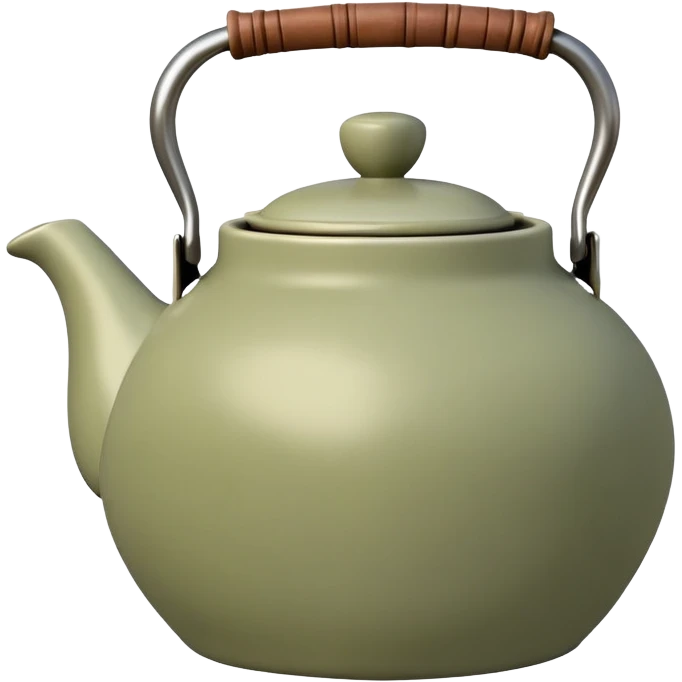 pale olive retro teapot emoji
