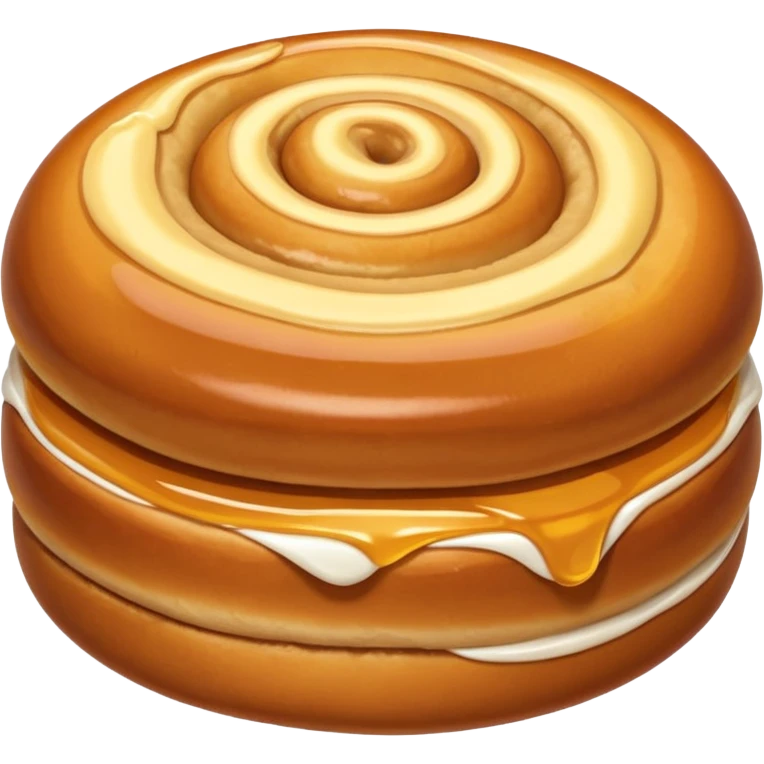 A honey bun emoji