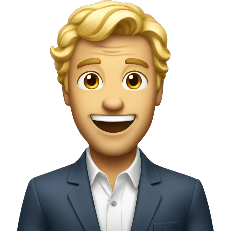 excited rich man emoji