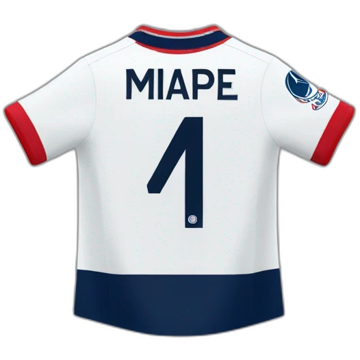 Kylian mbappe PSG jersey emoji