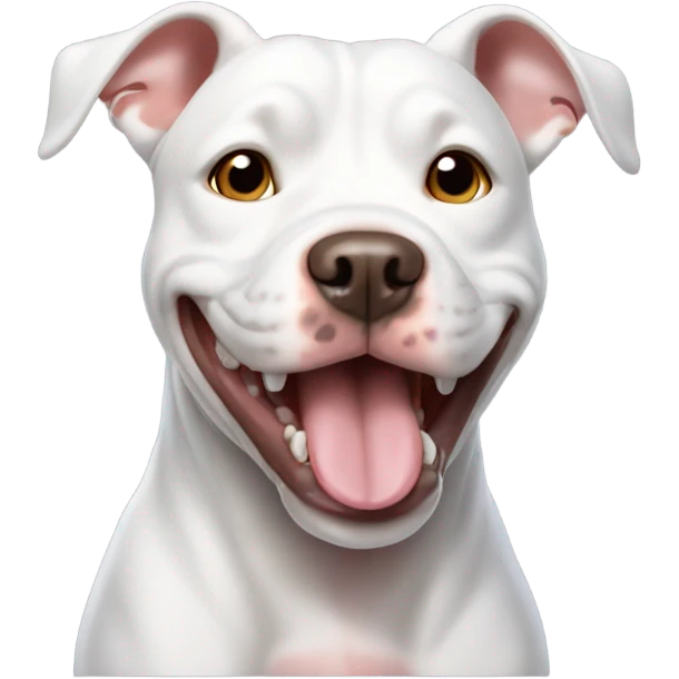 Smiling pitbull  emoji