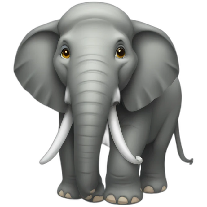 strong elephant emoji
