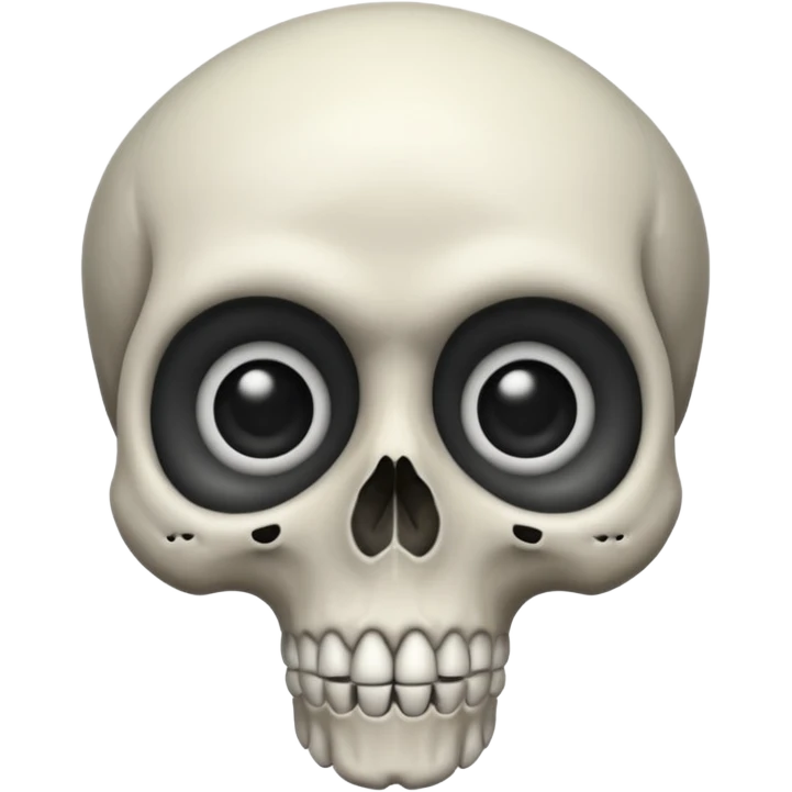 Surprised 💀 emoji