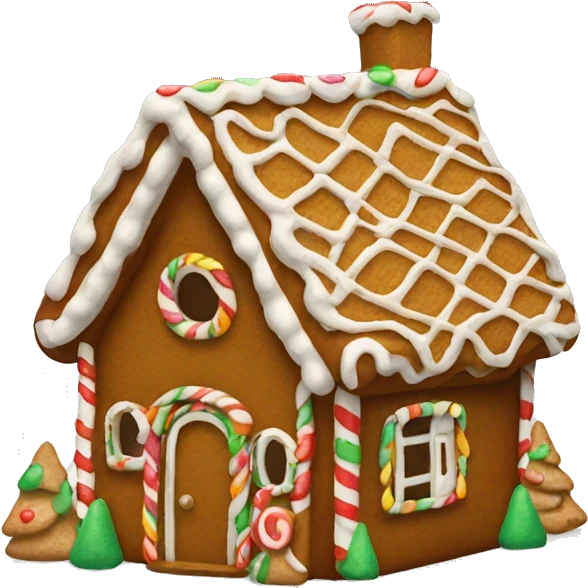 Ginger bread house emoji